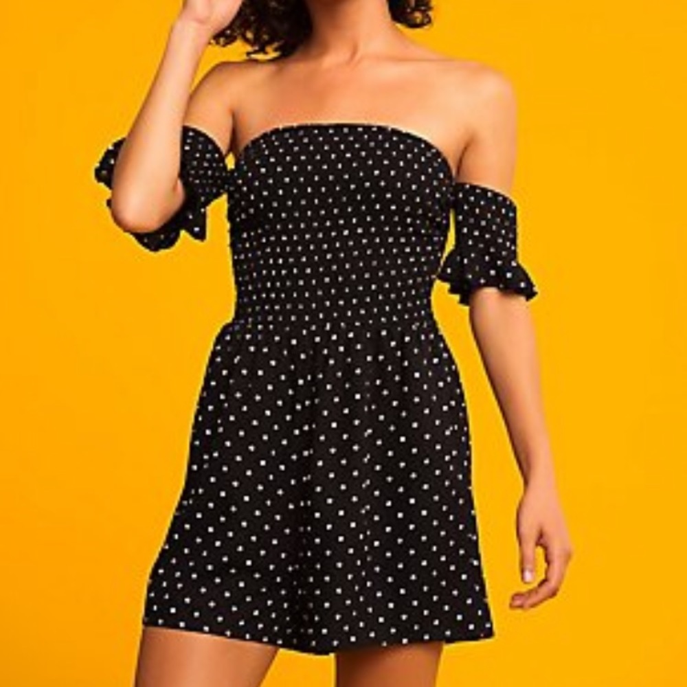 Polka dot romper